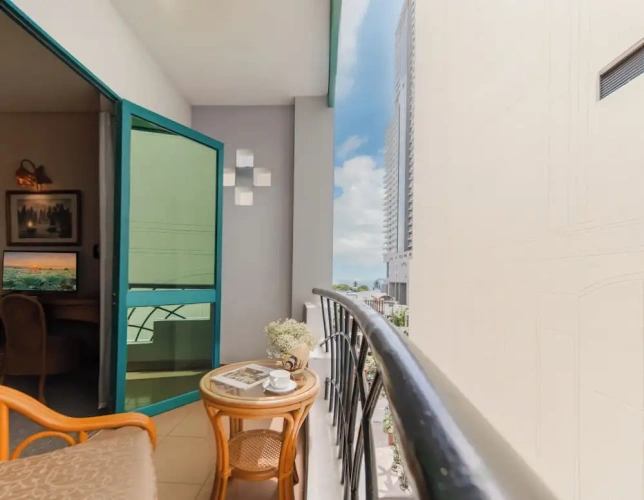 Standard Triple room with balcony and with city view