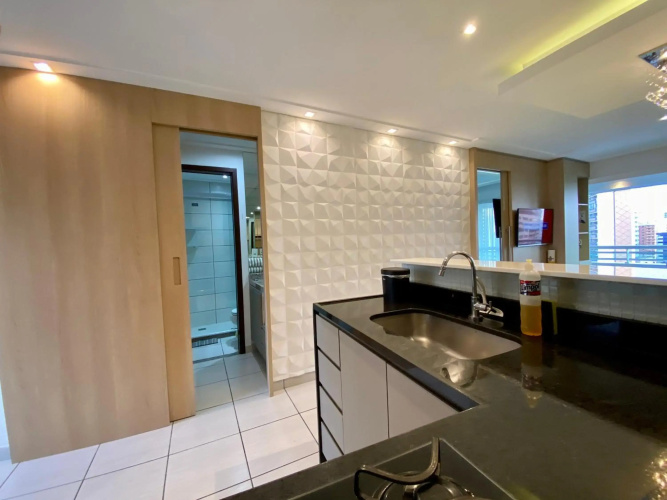 APARTAMENTO 17º Andar Beira Mar com 2 QUARTOS