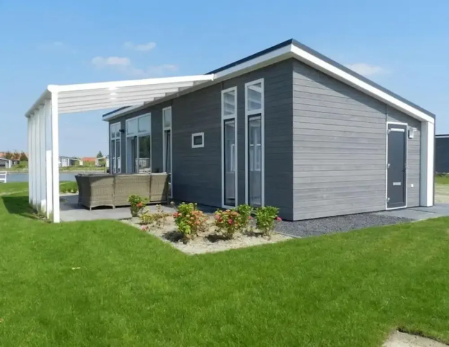 House in Zeeland by the Lake