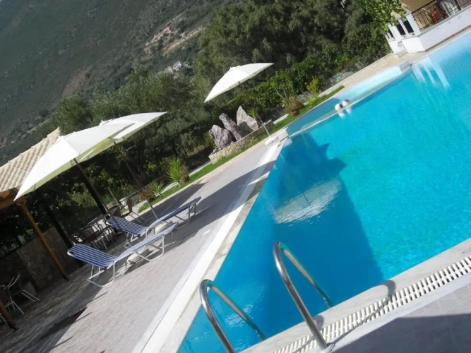 Apartment with pool view