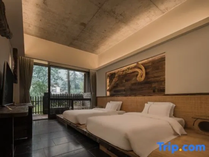Standard Twin room with balcony and with mountain view