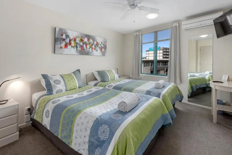 Standard Twin room with balcony and with view