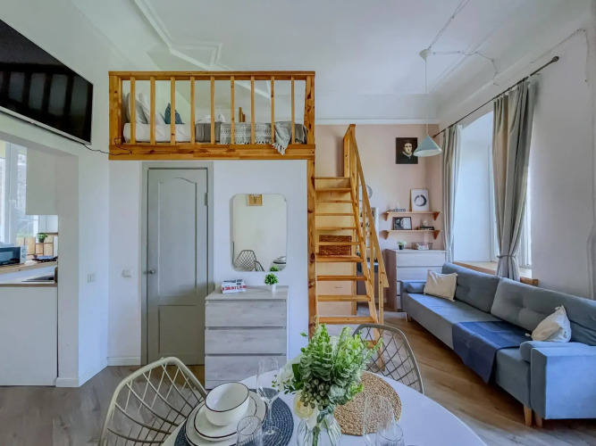 Фотография номера квартиры Апартаменты Green FOX на улице Тургенева