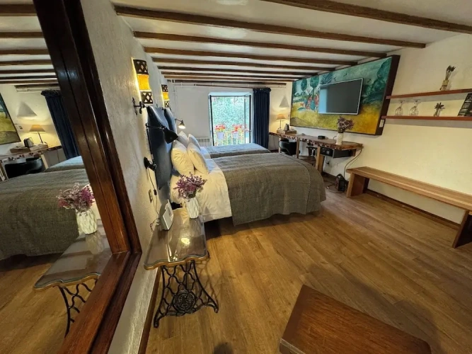 Deluxe Double Suite with balcony and with garden view