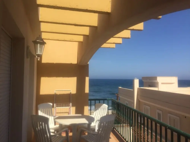Apartment with balcony and with partial sea view