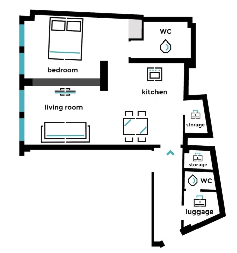 1 Bedroom Apartment