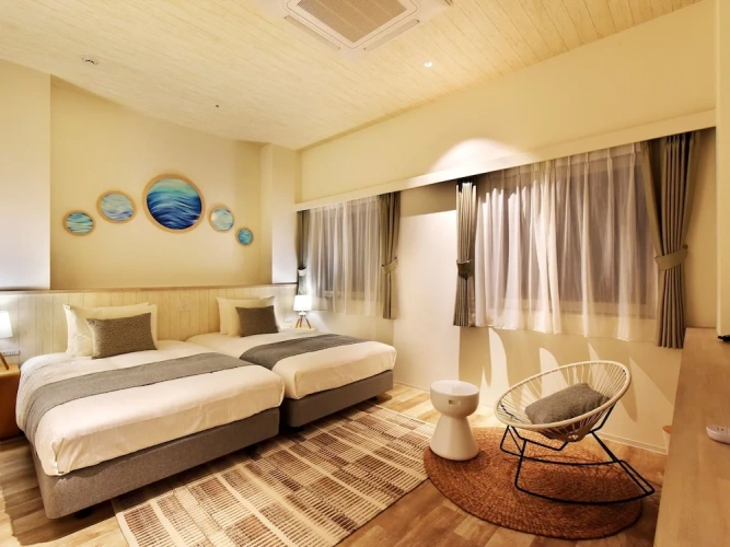 Superior Twin room with ocean view