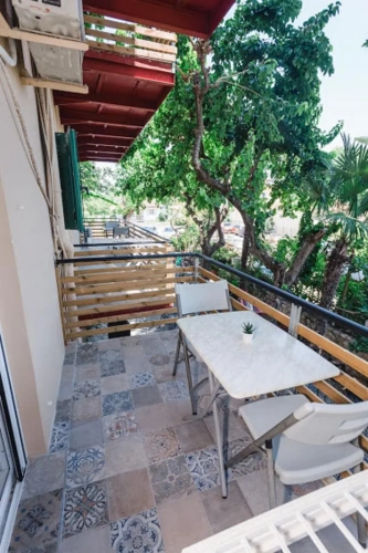Studio with balcony