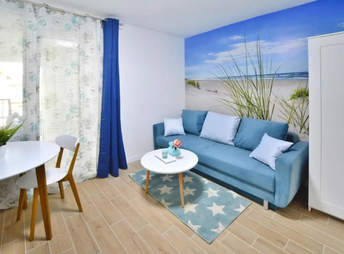 Cozy Holiday Studio, Close to the Beach