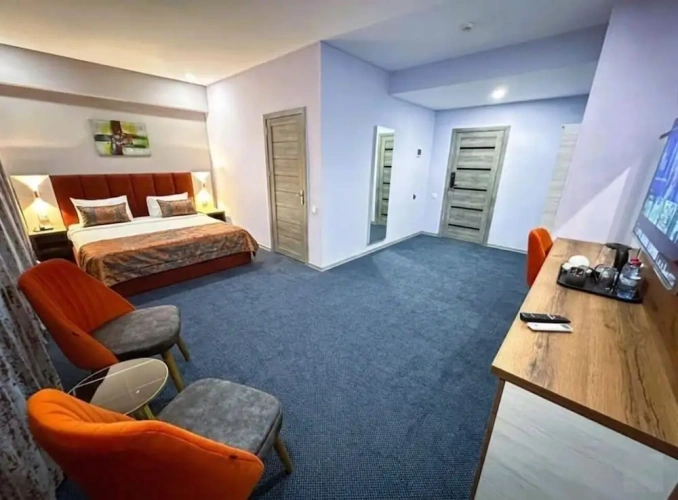 Standard Double room with balcony and with city view