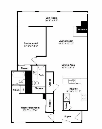 2 Bedrooms Standard room