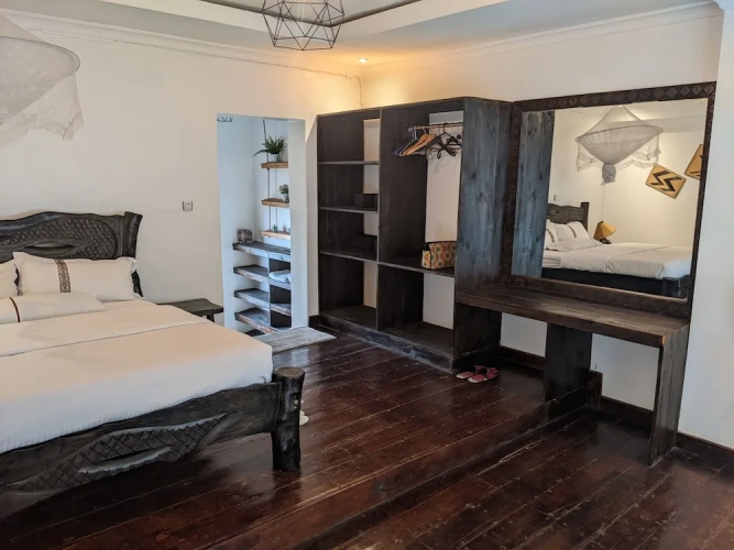 Double Family Apartment with balcony and with land view