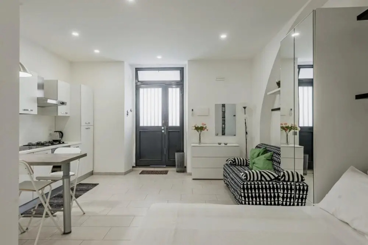 Black and White Apartment