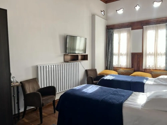 Standard Twin room with balcony and with mountain view