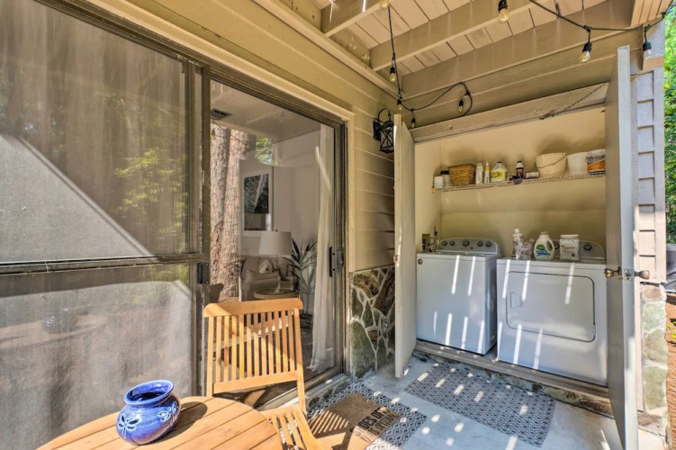 Townhome w/ Lush Forest View, Steps to Beach!