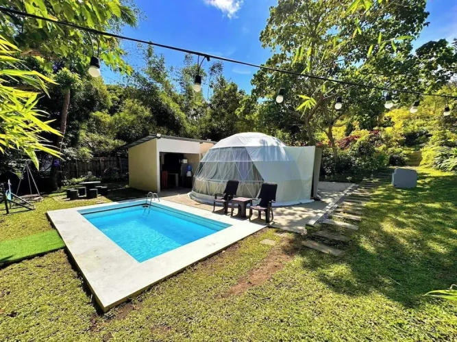 2 Bedrooms Comfort Sextuple Villa with pool view