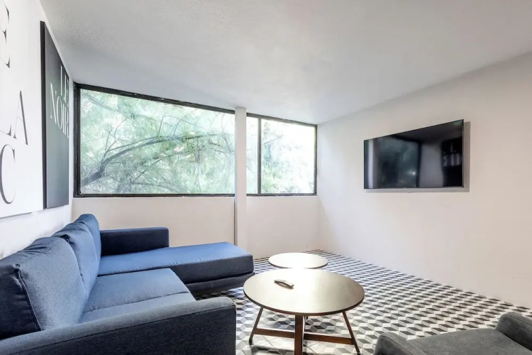 2BR Roma Norte - Parking, Sleeps 6 - Internet