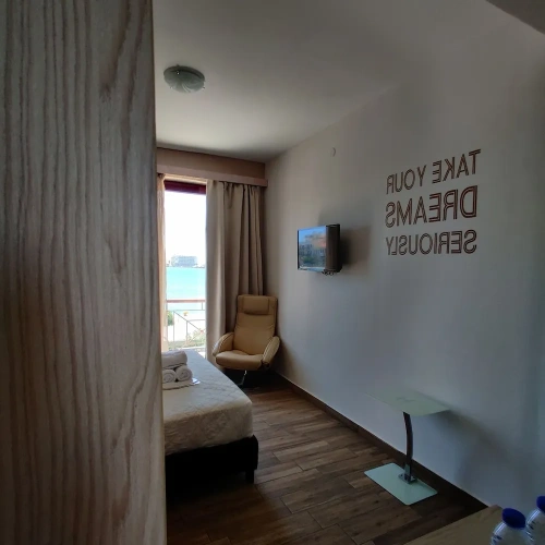 Superior room with balcony and with harbour view