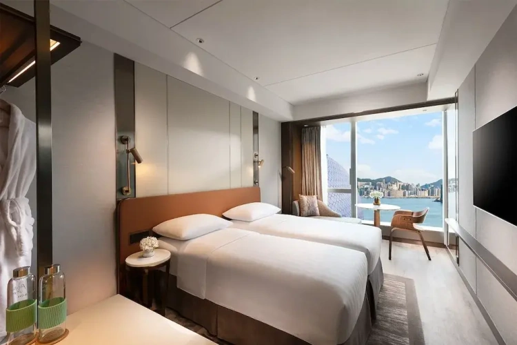 Premier Twin room with harbour view