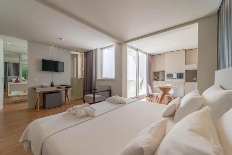 Basement Suite with courtyard view