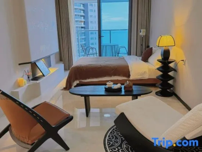 1 Bedroom Standard Double Family room with balcony and with sea view