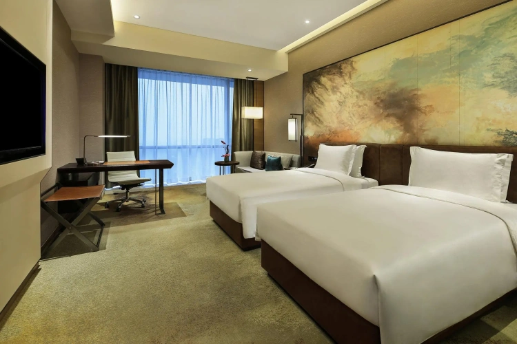 Standard Twin room with river view