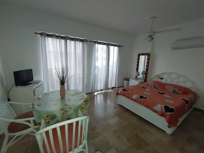 Double Studio with balcony and with partial sea view