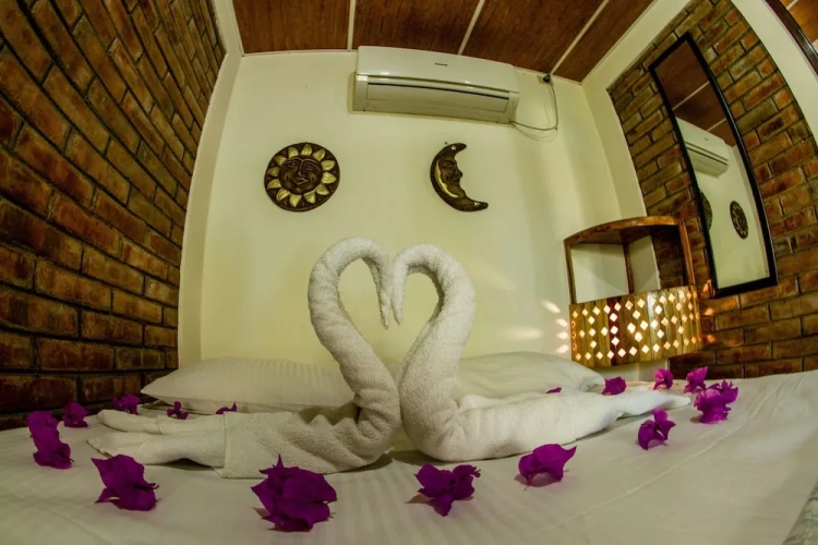 1 Bedroom Superior Double room with balcony and with garden view