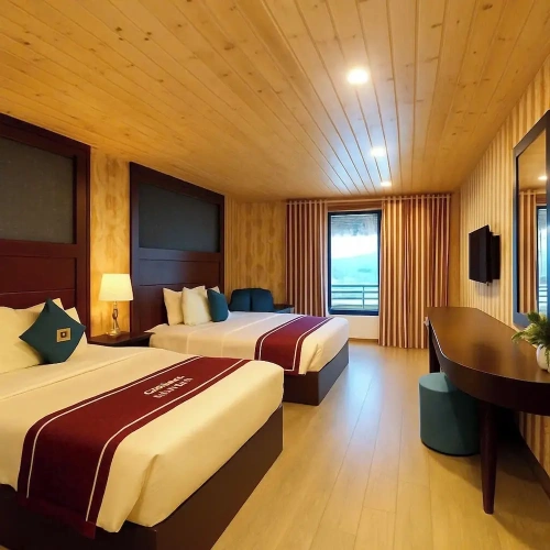 Deluxe Double room with balcony and with view
