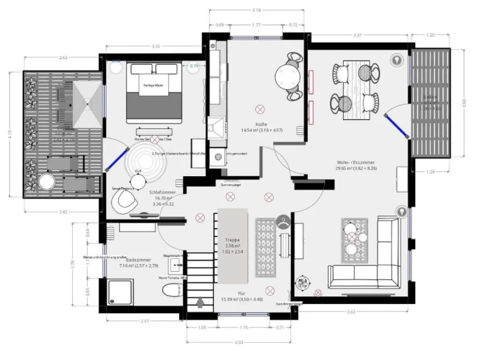 2 Bedrooms Apartment