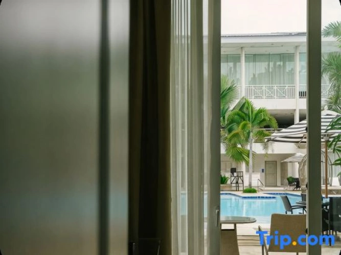Standard Twin room with pool view