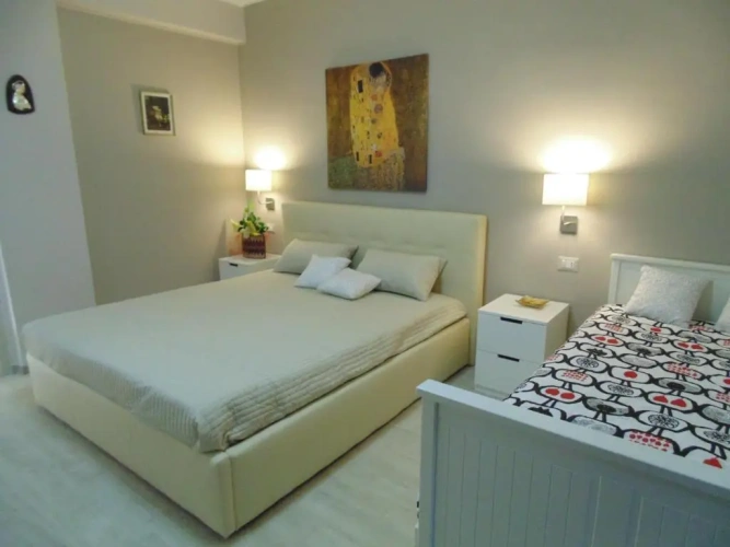 Standard Quadruple room with balcony and with view