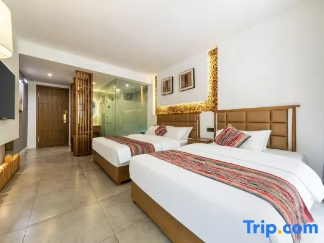Standard Twin room with mountain view