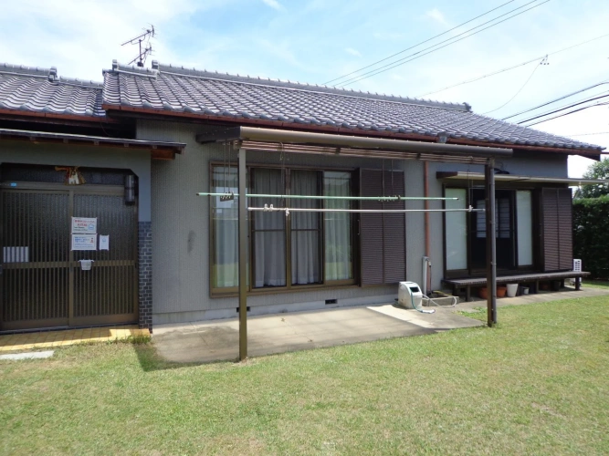 Outside