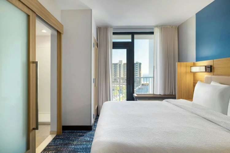 Double Suite with balcony and with pool view