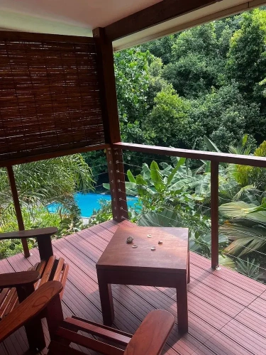 1 Bedroom Standard Chalet with balcony and with garden view