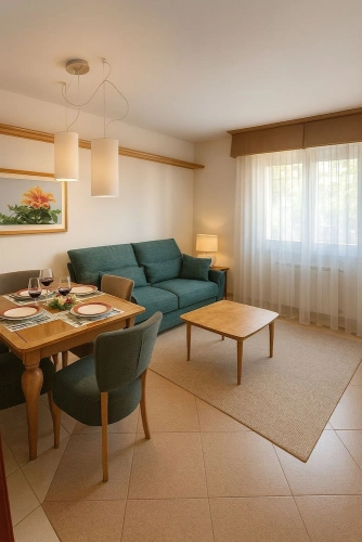 1 Bedroom Apartment with balcony and with view