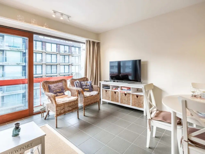 Apartment in St. Idesbald With Sea Views