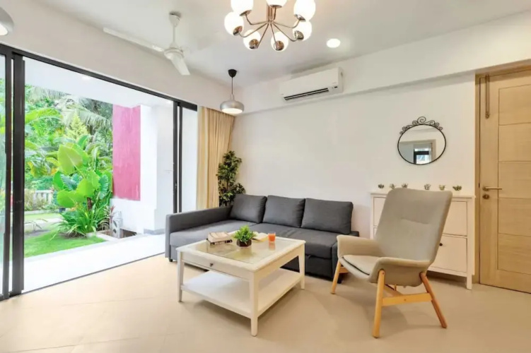 Cozy 1BR With Pool - Only 1km From Candolim Beach