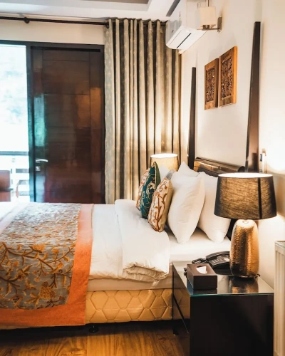 Deluxe room with balcony and with mountain view