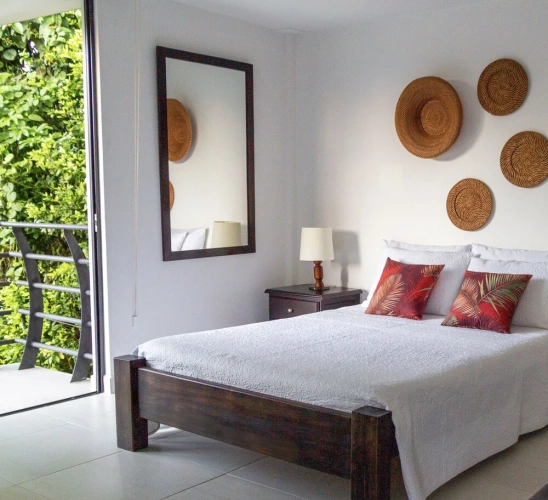 Apartment with balcony and with view
