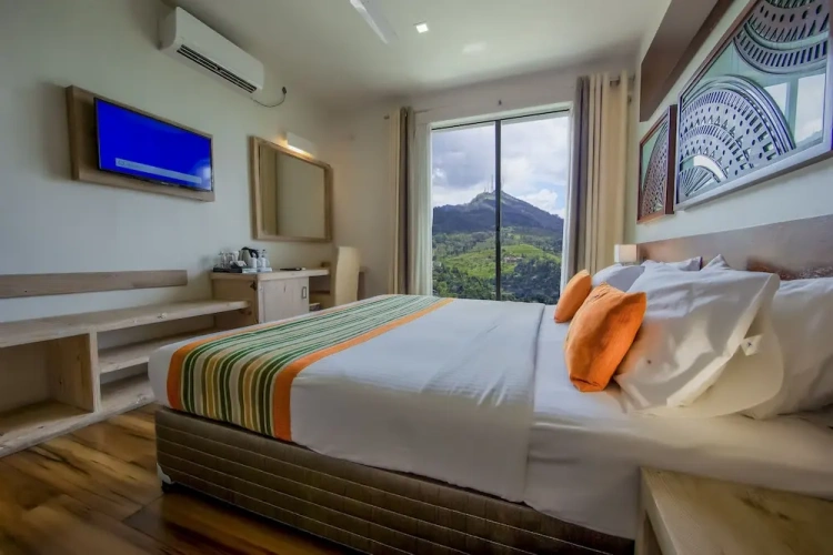 Deluxe Double room with balcony and with mountain view