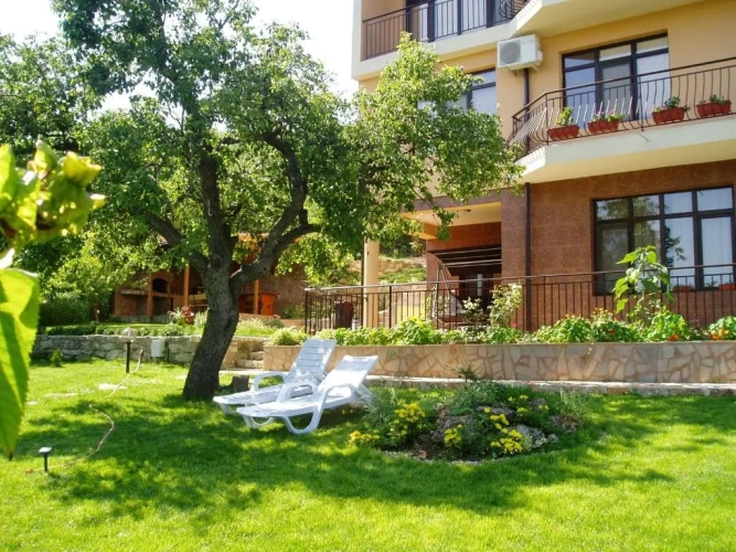 Cottage with balcony