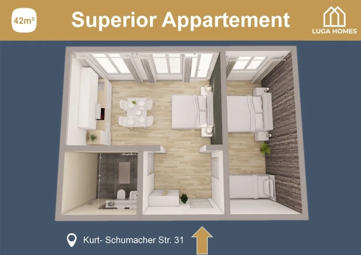 2 Bedrooms Superior Apartment