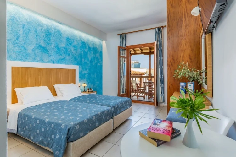 Standard Twin room with balcony and with garden view