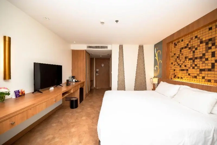 Deluxe Double room with balcony and with pool view