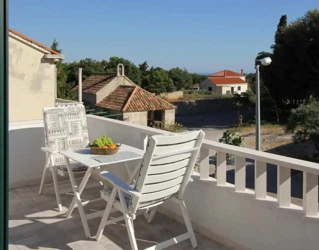 Double Apartment with balcony and with garden view