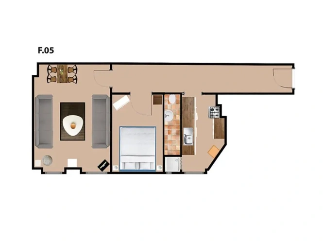 1 Bedroom Apartment