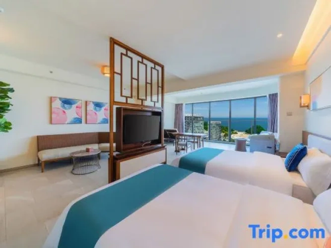 Deluxe Double room with balcony and with sea view