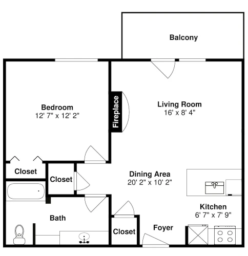 1 Bedroom Standard room with balcony and with mountain view